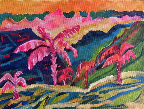 Tierra rosa di Salomé Fajardo Ocon, Pittura in vendita su Singulart