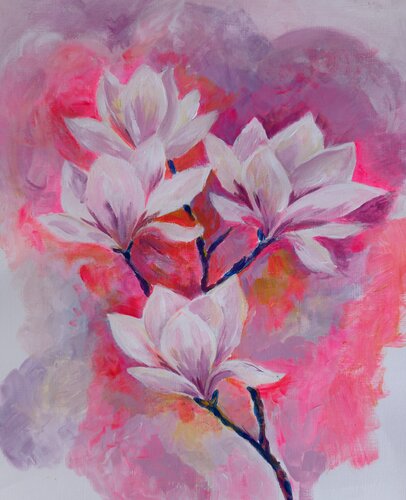 MAGNOLIA par Salomé Fajardo Ocon, Peinture en vente sur Singulart