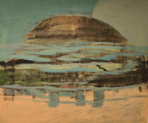 Norwegian mountains far away no. 1 par Joackim Schou Dahle, Peinture en vente sur Singulart