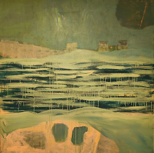 Mountain from Norway nr 3 van Joackim Schou Dahle, Schilderij te koop op Singulart