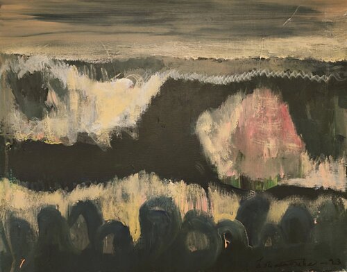distant landscape no. 1 van Joackim Schou Dahle, Schilderij te koop op Singulart