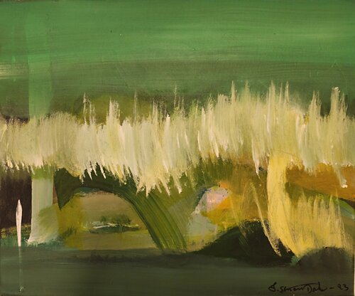 green sky no. 2 van Joackim Schou Dahle, Schilderij te koop op Singulart