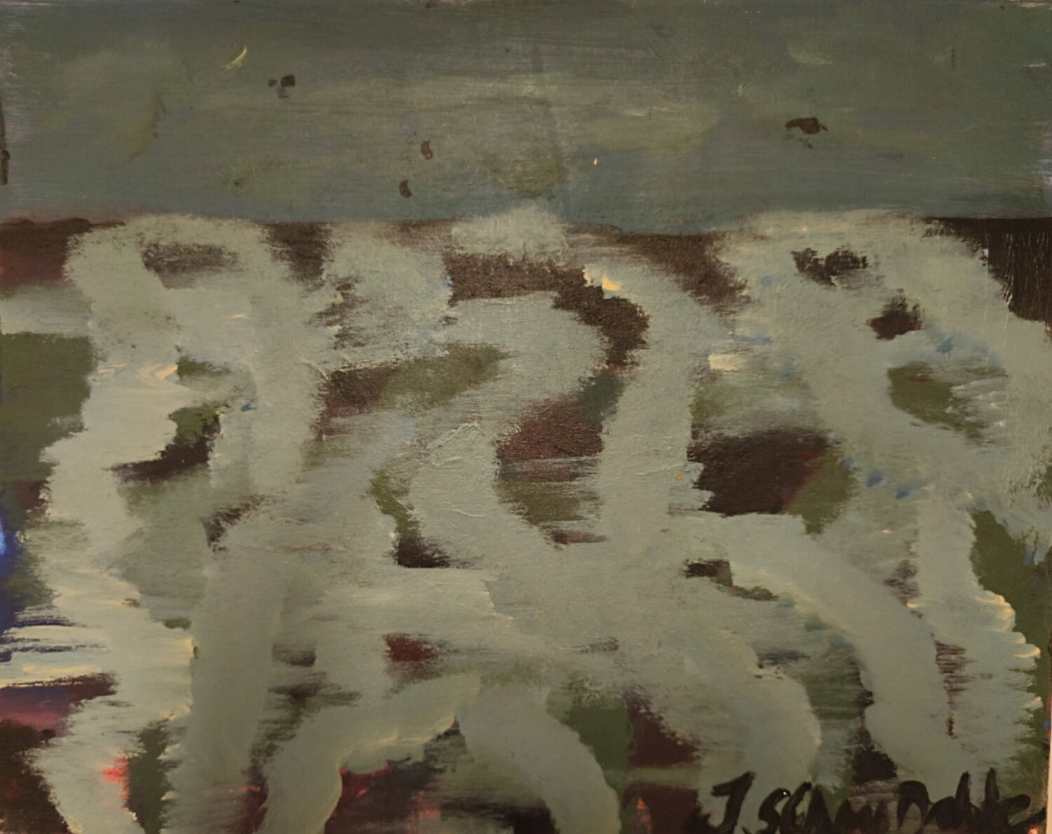the landscape far away Joackim Schou Dahle Peinture originale à vendre
