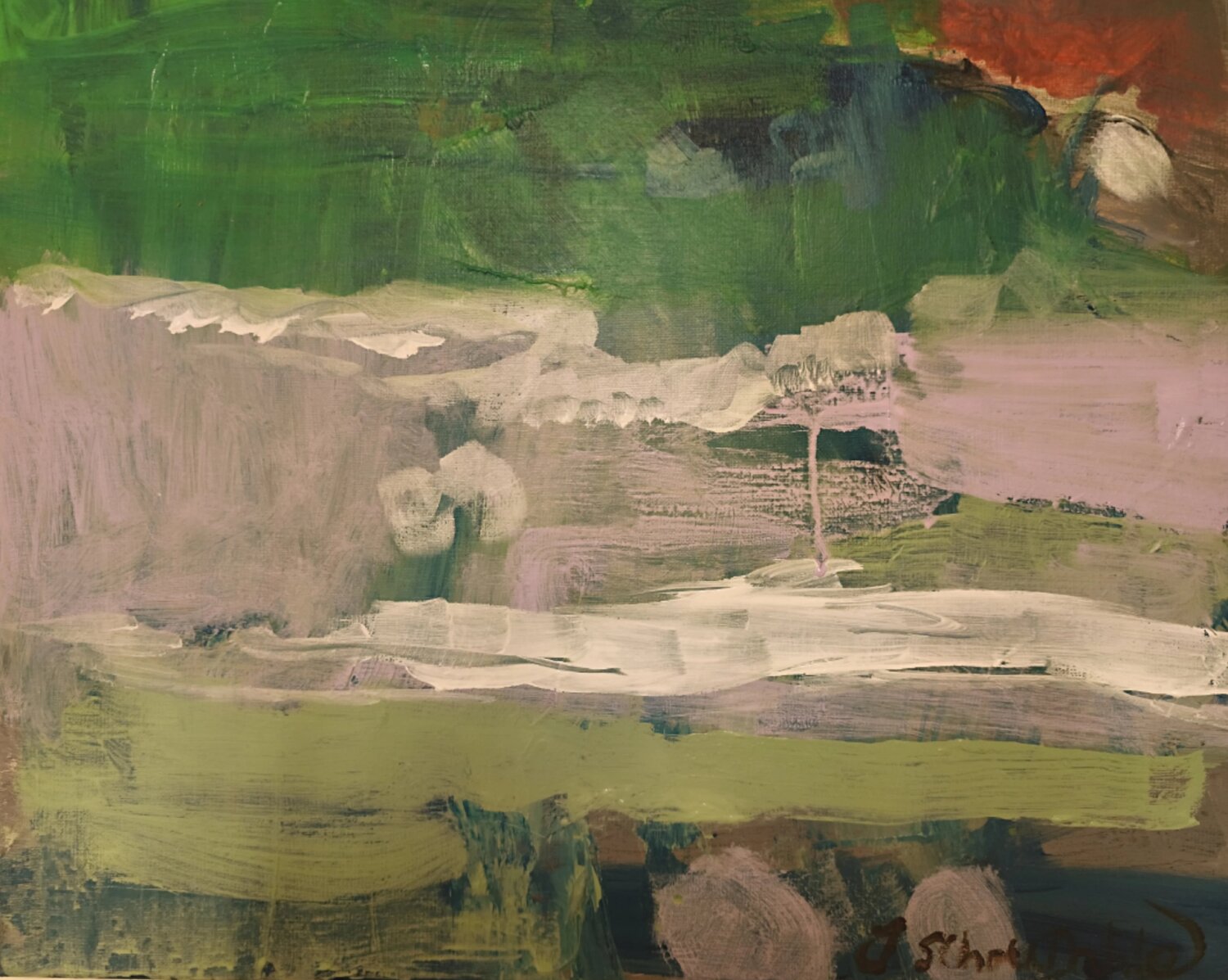 immature nature no. 4 Joackim Schou Dahle Original painting for sale