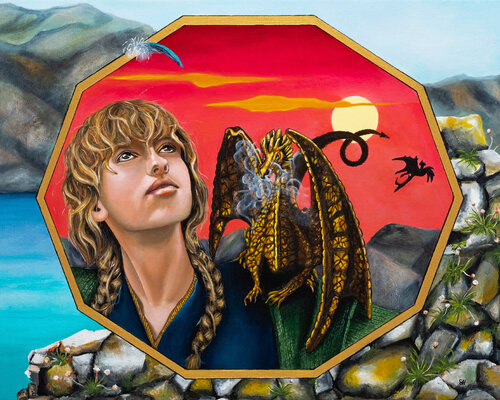 Isle of Dragons von Saskia Huitema, Malerei kaufen auf Singulart