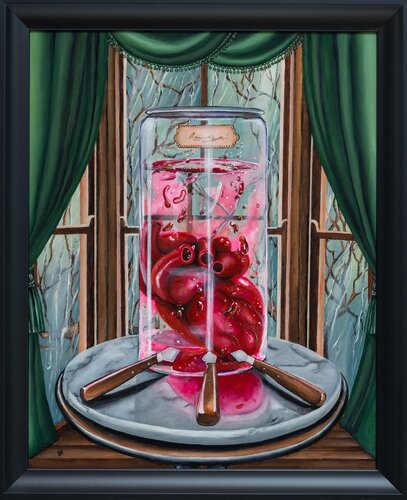 Three of Swords de Saskia Huitema, Pintura a la venta en Singulart