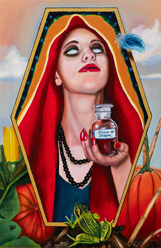 REALMS III- ORDER OF THE BLOOD by Saskia Huitema, Painting for Sale on Singulart