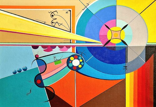 Ecuación "x" van Enrique Barneda valls, Schilderij te koop op Singulart