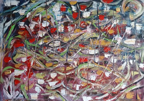 Il natale: la notte che sa di magia e cannella by Charles Minelli, Painting for Sale on Singulart