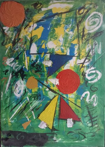 Il folle by Charles Minelli, 油畫 for Sale on Singulart
