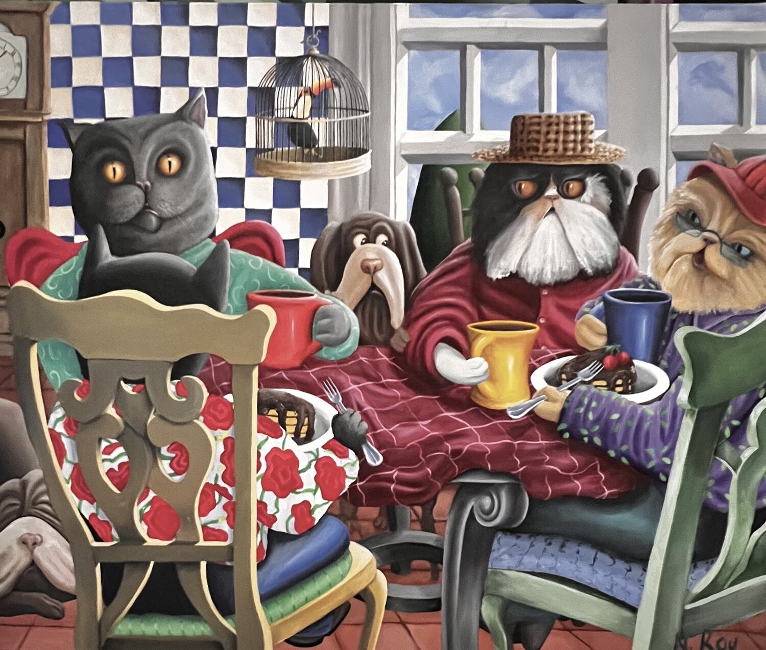 Coffee Cats nyree roy