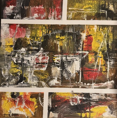 Primal Faces no.1 von Krzysztof Kicel, Malerei kaufen auf Singulart