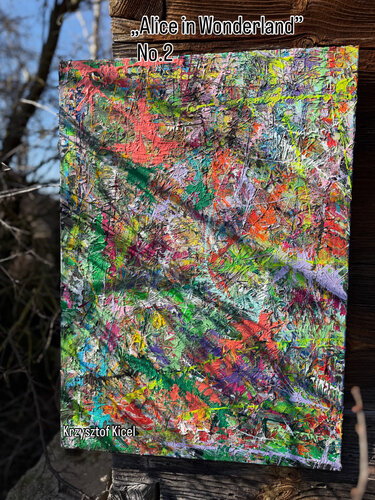 Alice in Wonderland no.2 van Krzysztof Kicel, Schilderij te koop op Singulart
