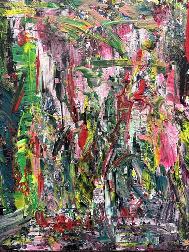 Neons of the Night di Krzysztof Kicel, Pittura in vendita su Singulart