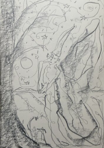 ✨🧚🏻Feen und fabelhafte Wesen im magischen Park Ledebur🪄✨🌳💫🌞🌾🌲 by HelenaMaria Christina ellefee Sternstaub, Drawing for Sale on Singulart