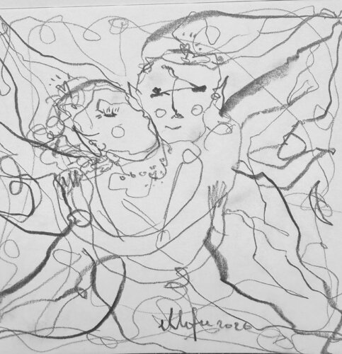 ✨🧚🏻Feen und fabelhafte Wesen im magischen Park Ledebur🪄✨🌳💫🌞🌾🌲 von HelenaMaria Christina ellefee Sternstaub, Zeichnungen kaufen auf Singulart