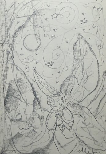 ✨🧚🏻Feen und fabelhafte Wesen im magischen Park Ledebur🪄✨🌳💫🌞🌾🌲 by HelenaMaria Christina ellefee Sternstaub, Drawing for Sale on Singulart