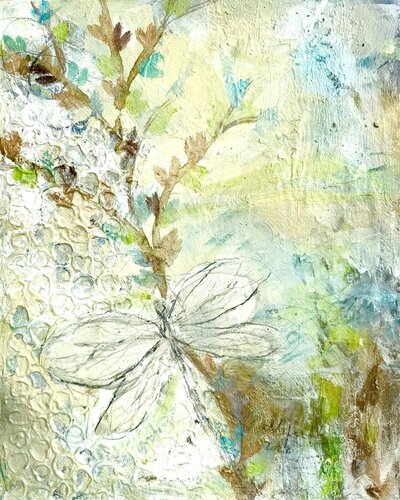 ✨🤍🧚🏻Magische Krafttiere💫✨🧚🏻 par HelenaMaria Christina ellefee Sternstaub, Peinture en vente sur Singulart