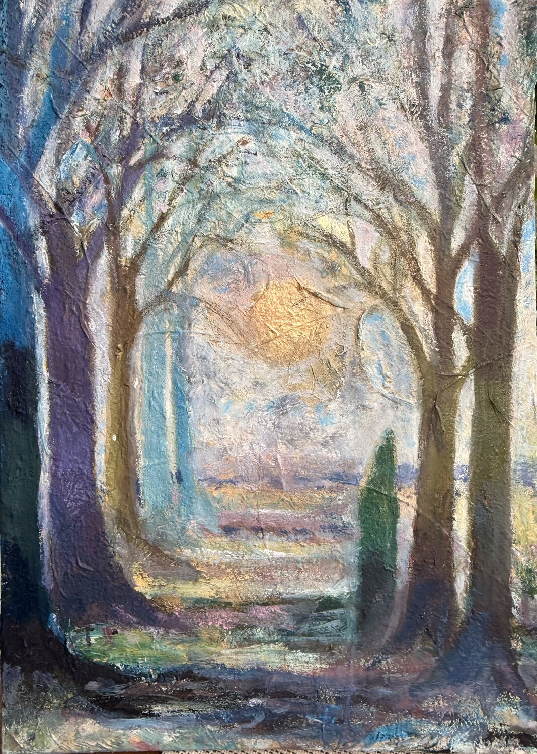 💫✨Himmel und Erde💫✨🧚🏻🌾🌞🌲🌳 HelenaMaria Christina ellefee Sternstaub Dipinto originale in vendita