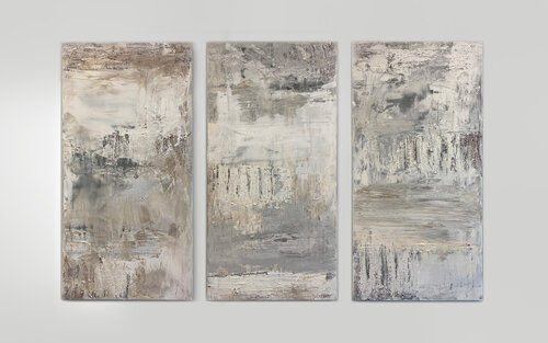 Triptych Neutrals van Jillian Brunette, Schilderij te koop op Singulart