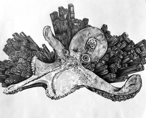 God is Love, Love is God, and Love is All there is de Heather Ford, Dibujo a la venta en Singulart