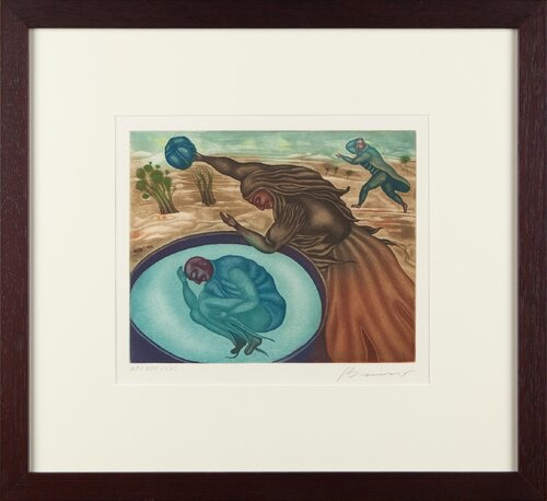 Heartbeat par Arik Brauer, Œuvre sur papier en vente sur Singulart