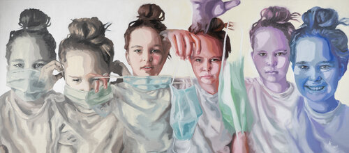 A mother's dream by Annika Korbitsch, Painting for Sale on Singulart