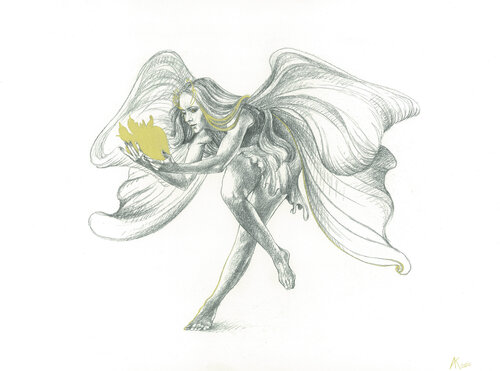 Non so piu by Annika Korbitsch, Drawing for Sale on Singulart