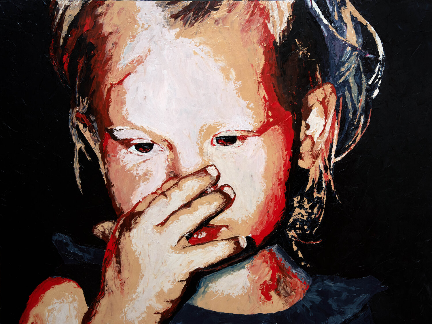 Ihr stinkt! Annika Korbitsch Peinture originale à vendre