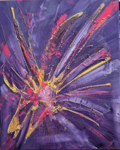 Magma Crown van Chantelle Stean, Schilderij te koop op Singulart
