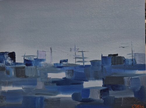 Harbour Blocks von Chantelle Stean, Malerei kaufen auf Singulart