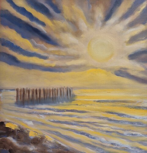 Held in Light di Chantelle Stean, Pittura in vendita su Singulart
