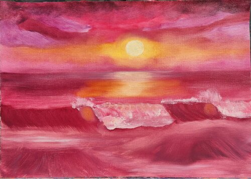 Fire Blush by Chantelle Stean, Painting for Sale on Singulart