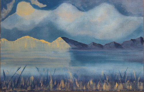 Between here and there van Chantelle Stean, Schilderij te koop op Singulart