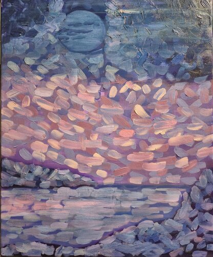 Moon Water by Chantelle Stean, Painting for Sale on Singulart