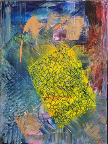 Held in Tension van Chantelle Stean, Schilderij te koop op Singulart