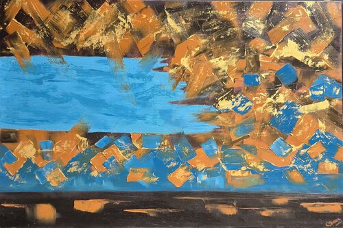 Golden light van Chantelle Stean, Schilderij te koop op Singulart