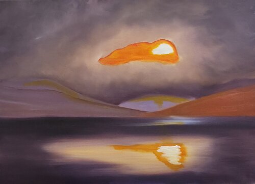 The Day's Last Argument par Chantelle Stean, Peinture en vente sur Singulart