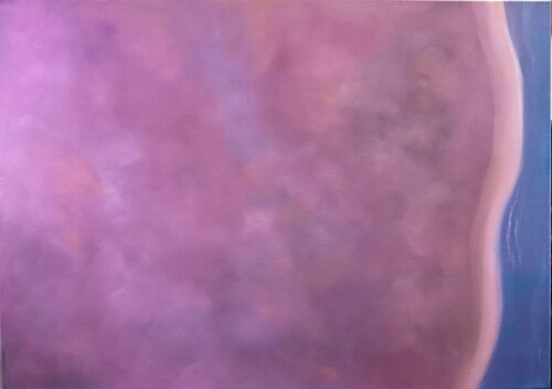 Lavender Lull par Chantelle Stean, Peinture en vente sur Singulart
