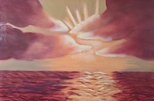 Symphony of Dusk by Chantelle Stean, Painting for Sale on Singulart