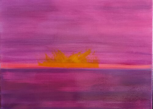 Whispers of the Horizon par Chantelle Stean, Peinture en vente sur Singulart
