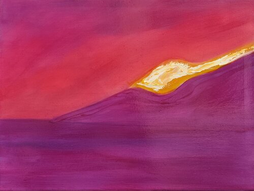 Igneous Ascent par Chantelle Stean, Peinture en vente sur Singulart