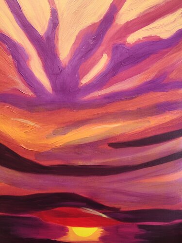 The Last Fire by Chantelle Stean, Painting for Sale on Singulart