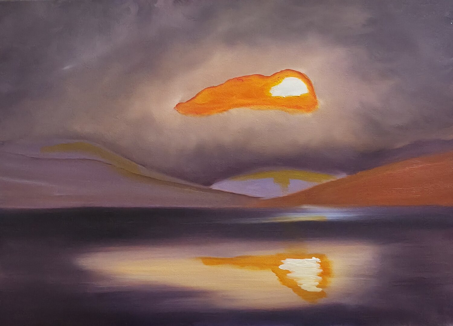 The Day's Last Argument Chantelle Stean Dipinto originale in vendita