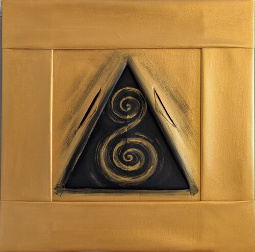 The Portal - Rebirth van Rosalba Mura, Schilderij te koop op Singulart