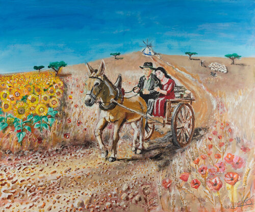 Juaquim e Julia di José Jorge Fragoso Côco, Pittura in vendita su Singulart