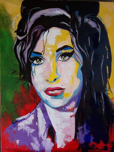 Amy winehouse von Patrick Liotard lopez, Malerei kaufen auf Singulart