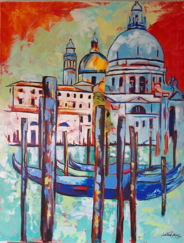 Santa Maria di Venezia von Patrick Liotard lopez, Malerei kaufen auf Singulart