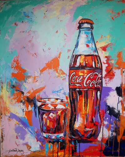 Pop Cola van Patrick Liotard lopez, Schilderij te koop op Singulart