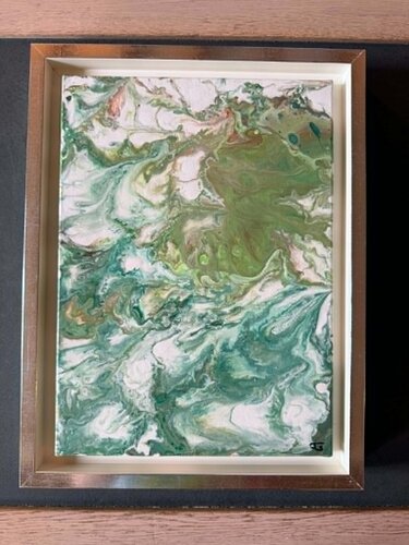 veine d'emeraude 2 de SUZY PAYSAN, Pintura a la venta en Singulart